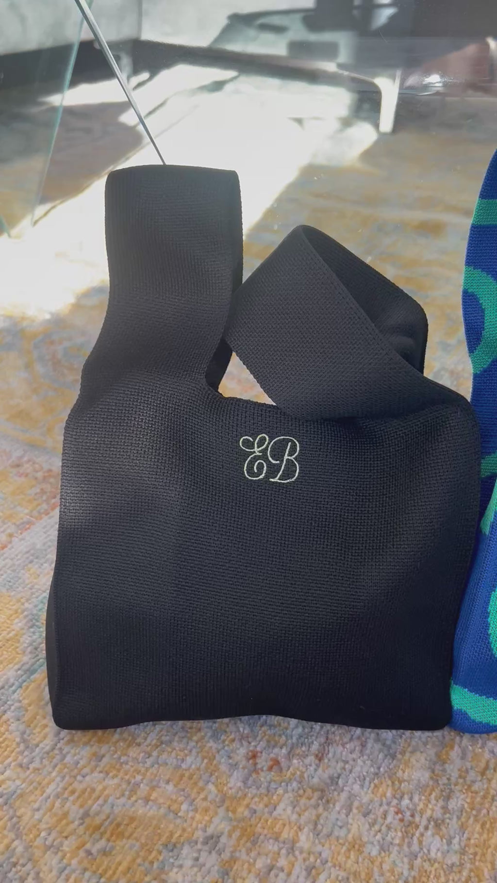 Personalized Knit Handbag